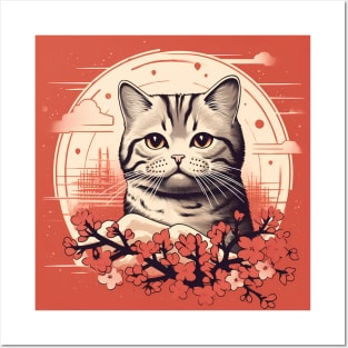 Cute Cat Tama Posters and Art